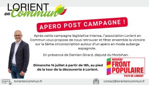 Apéro post campagne @ Tour de la Découverte